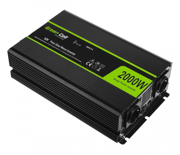 Green Cell Przetwornica napięcia 12V na 230V 2000W/4000W - 548225 - zdjęcie
